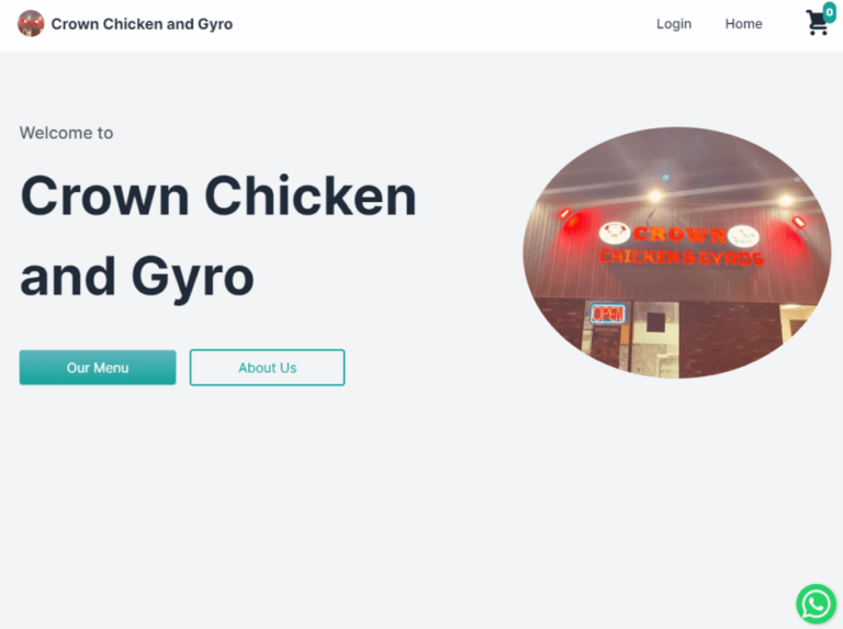 Crown Chicken and Gyro Screenshot - FerryPal